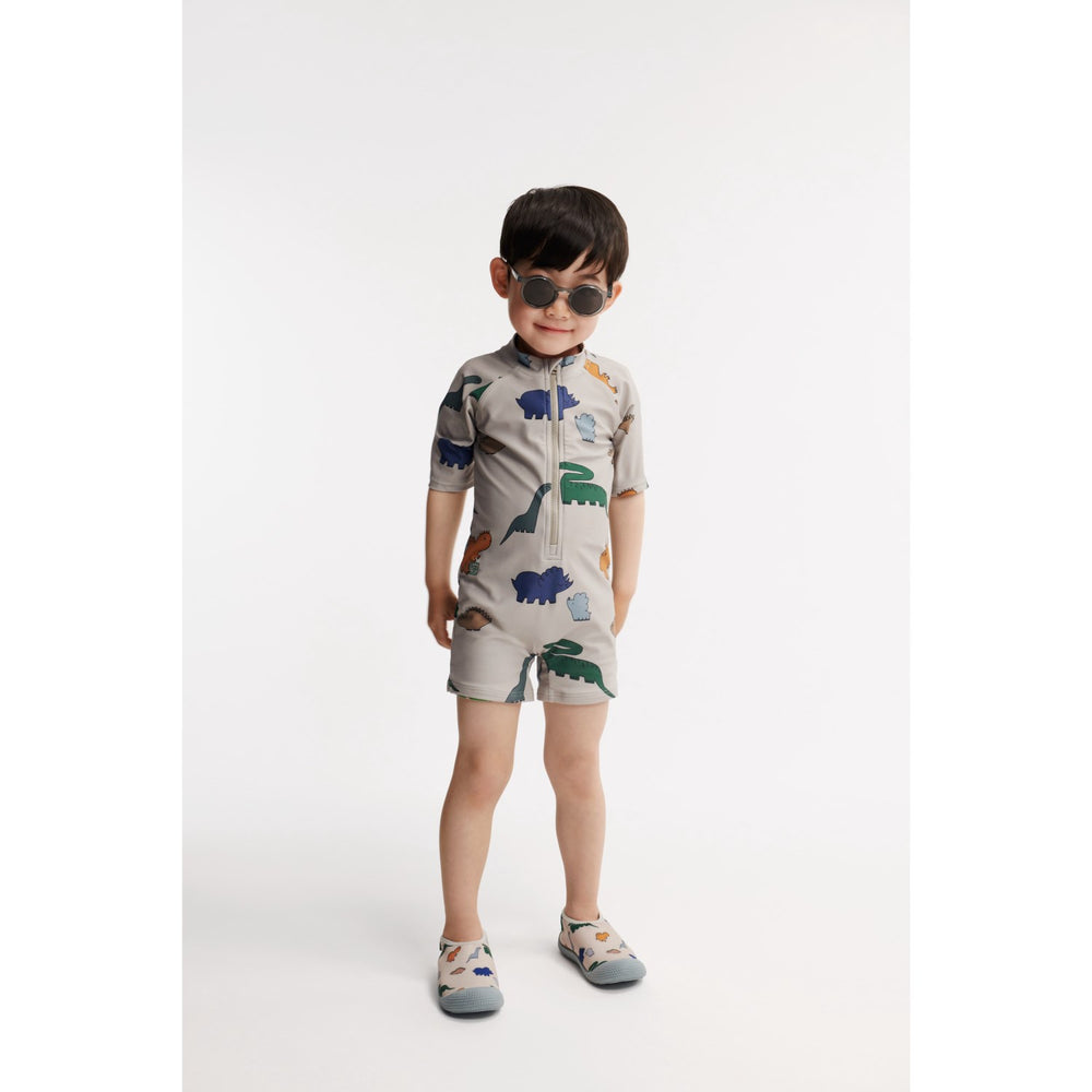 Køb LIEWOOD Dinosaurs / Mist Max Printed Shortsleeve Badeheldragt