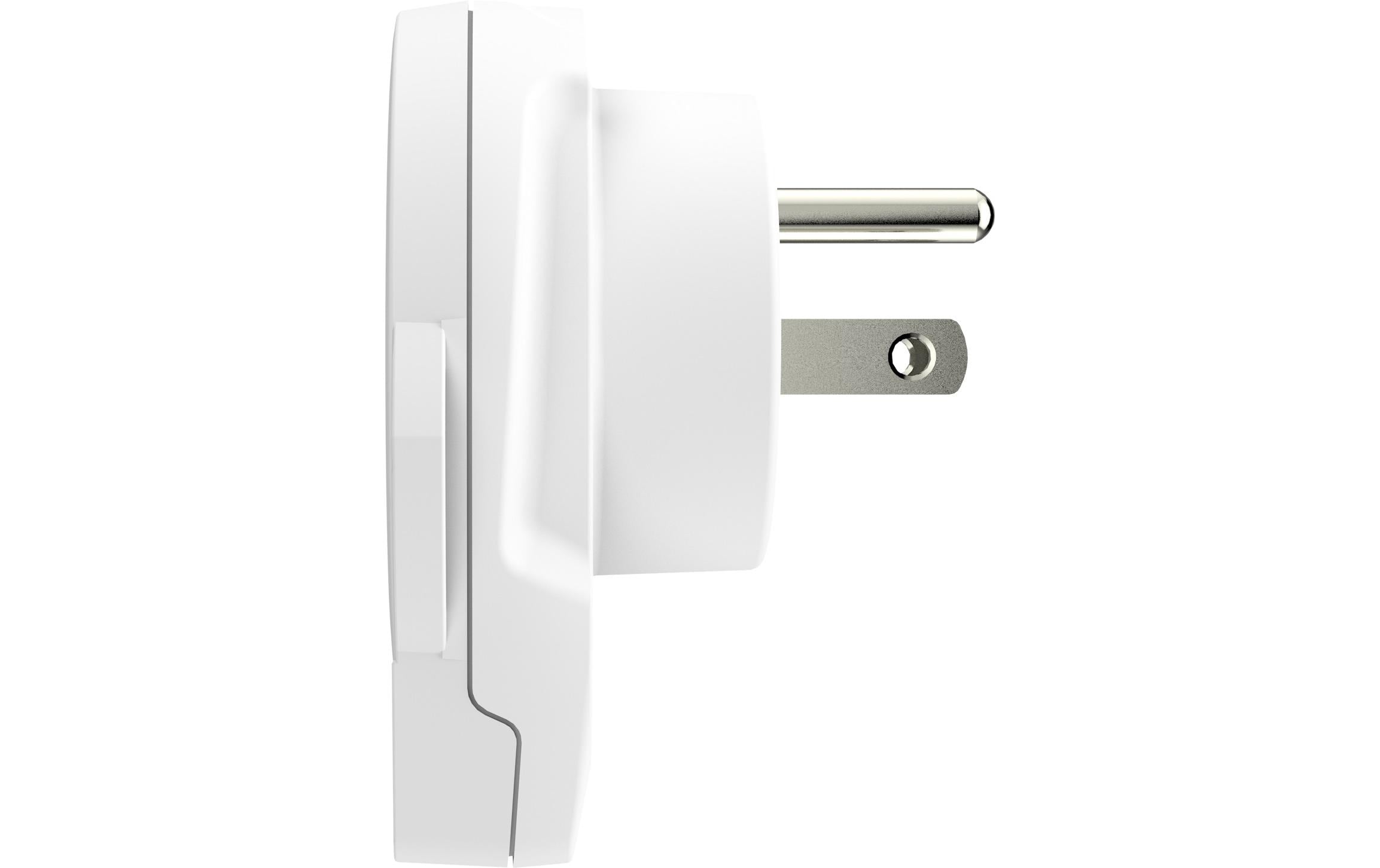 Reiseadapter World USA mit USB LadegerätKompakter Reisestecker World zu USA mit USB Ladeanschluss