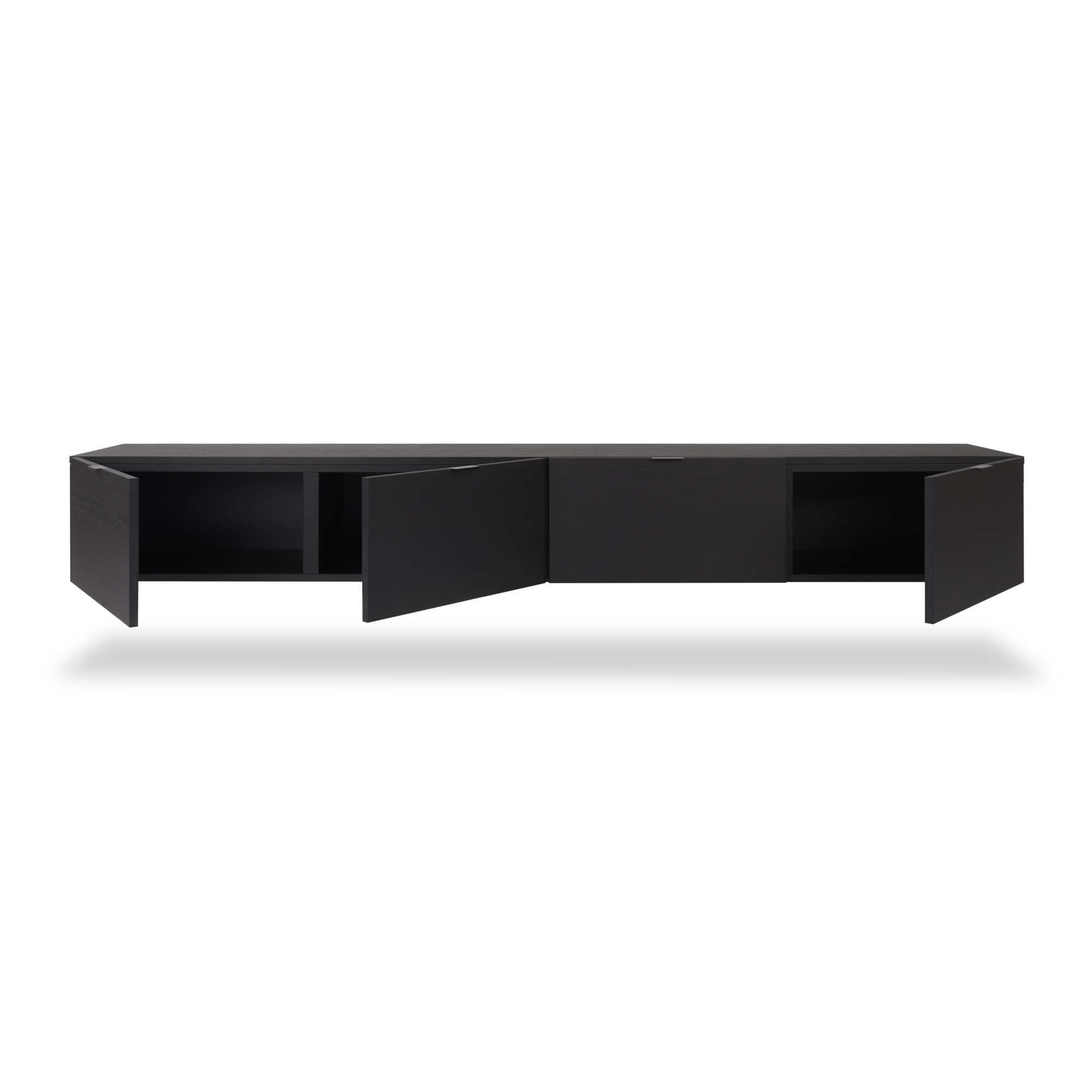Loods 5 Design Woody dressoir hang deur Woody Hang Deur | Zwart | 240 cm