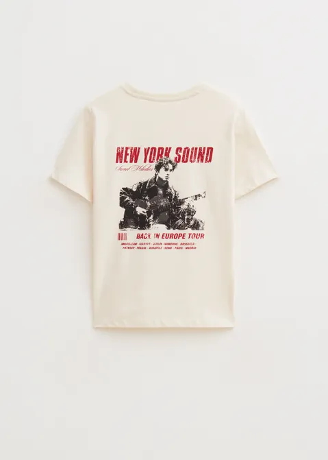 T-shirt met print rood (ROO)