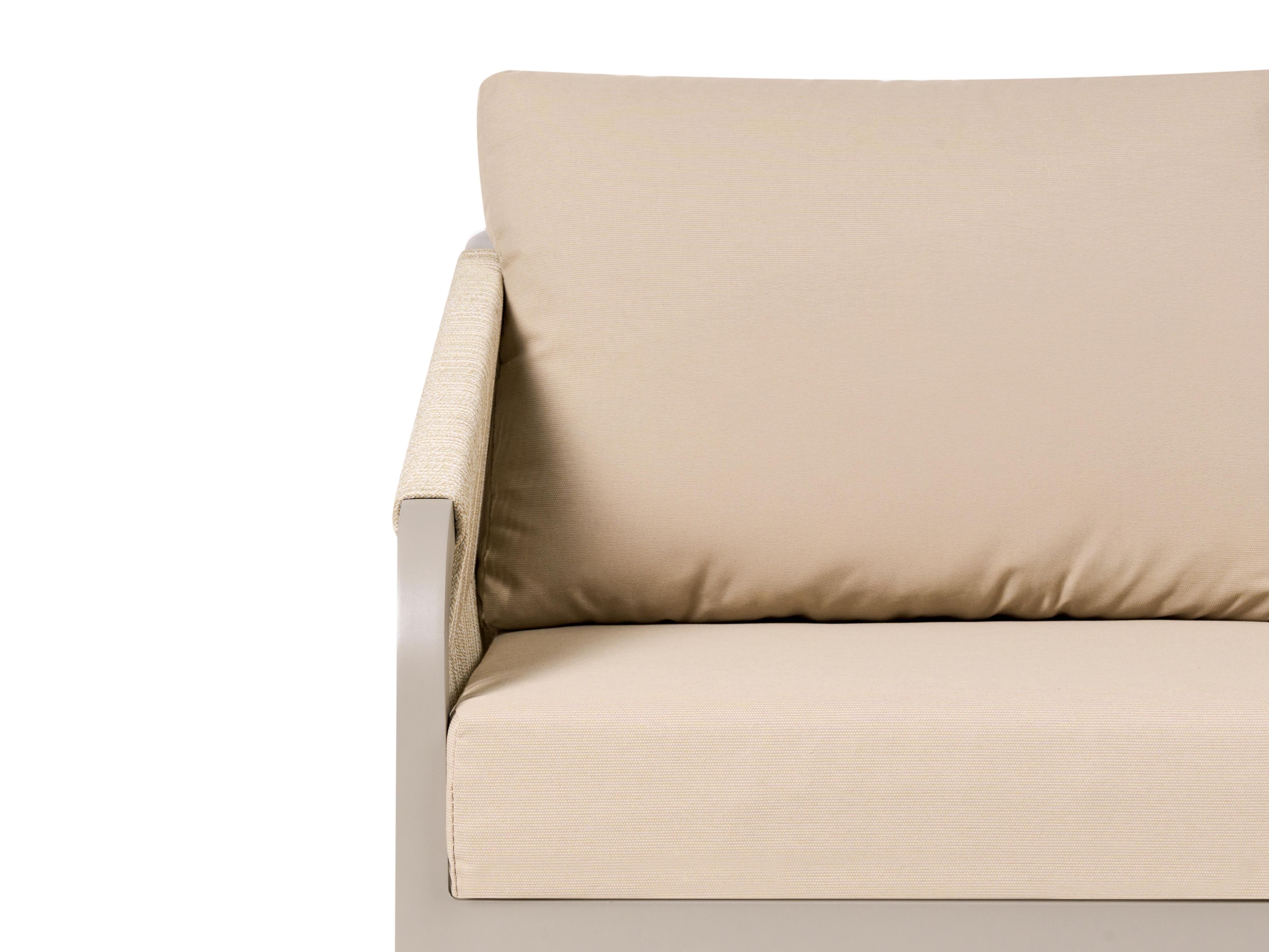 Loungeset met tafel 5-zits MURATO Metaal Beige