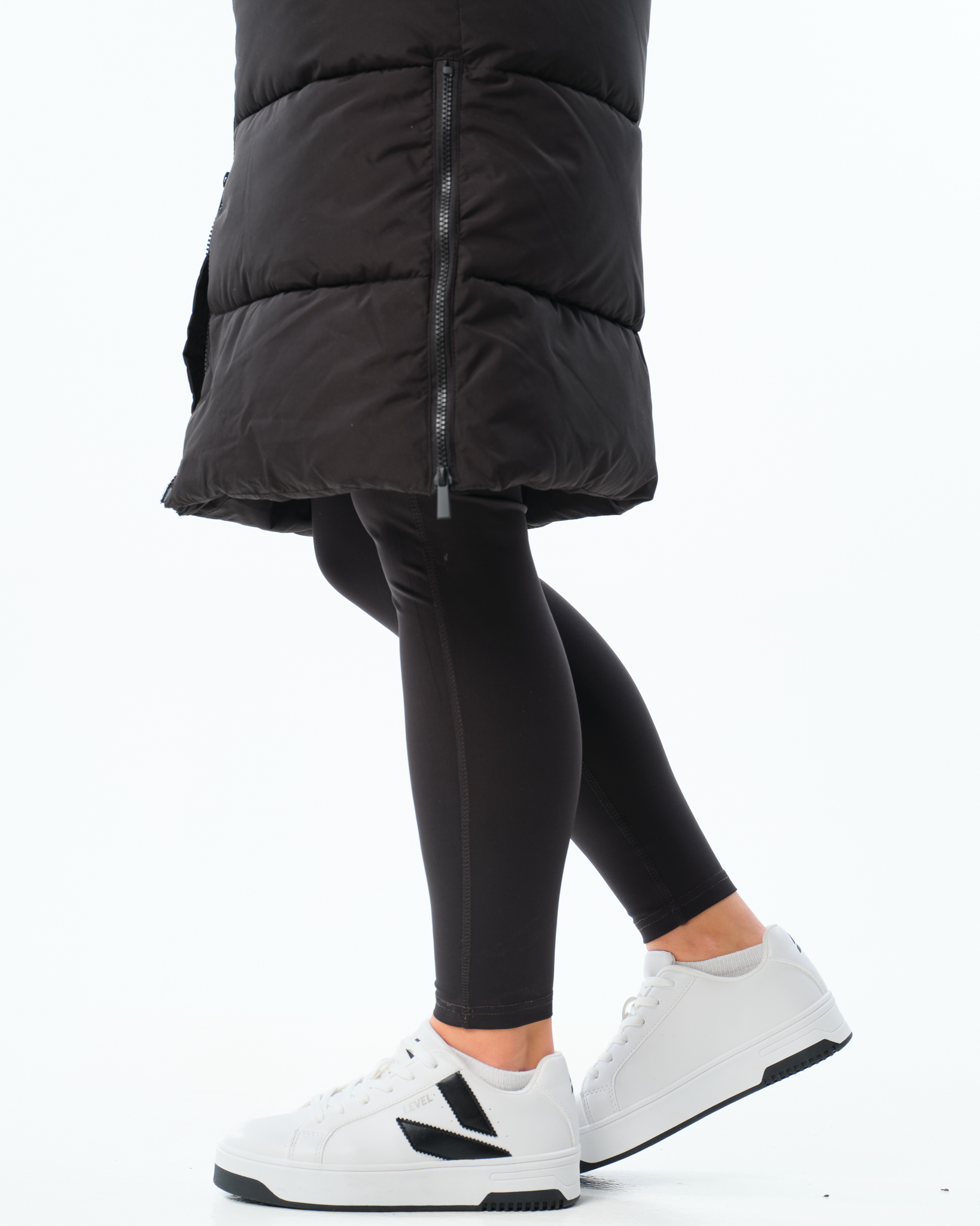 LEVITY Agnes Long Puffer Parka Black