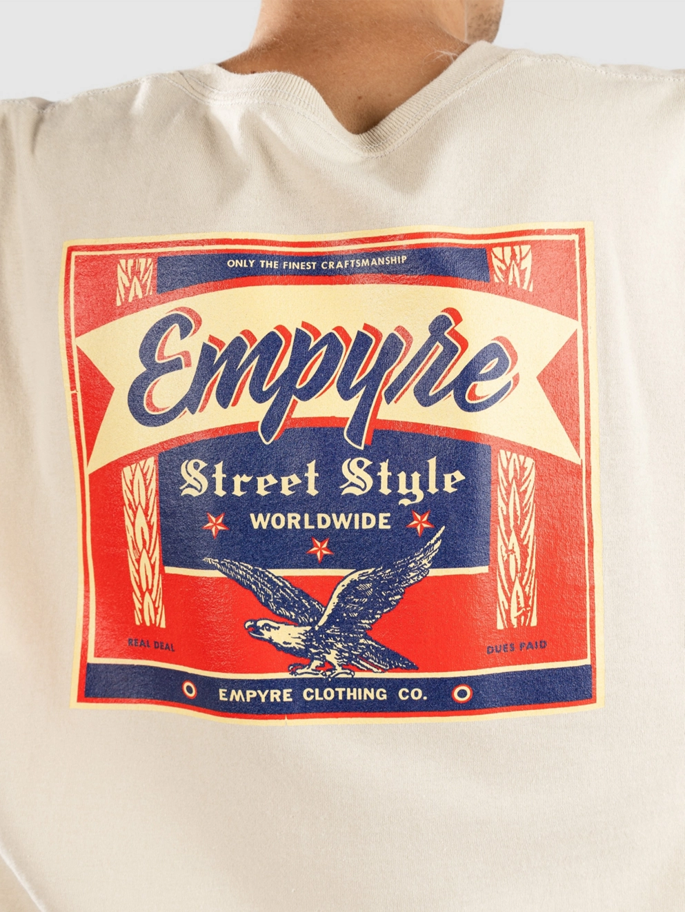 Empyre Street Style T-Shirt sand