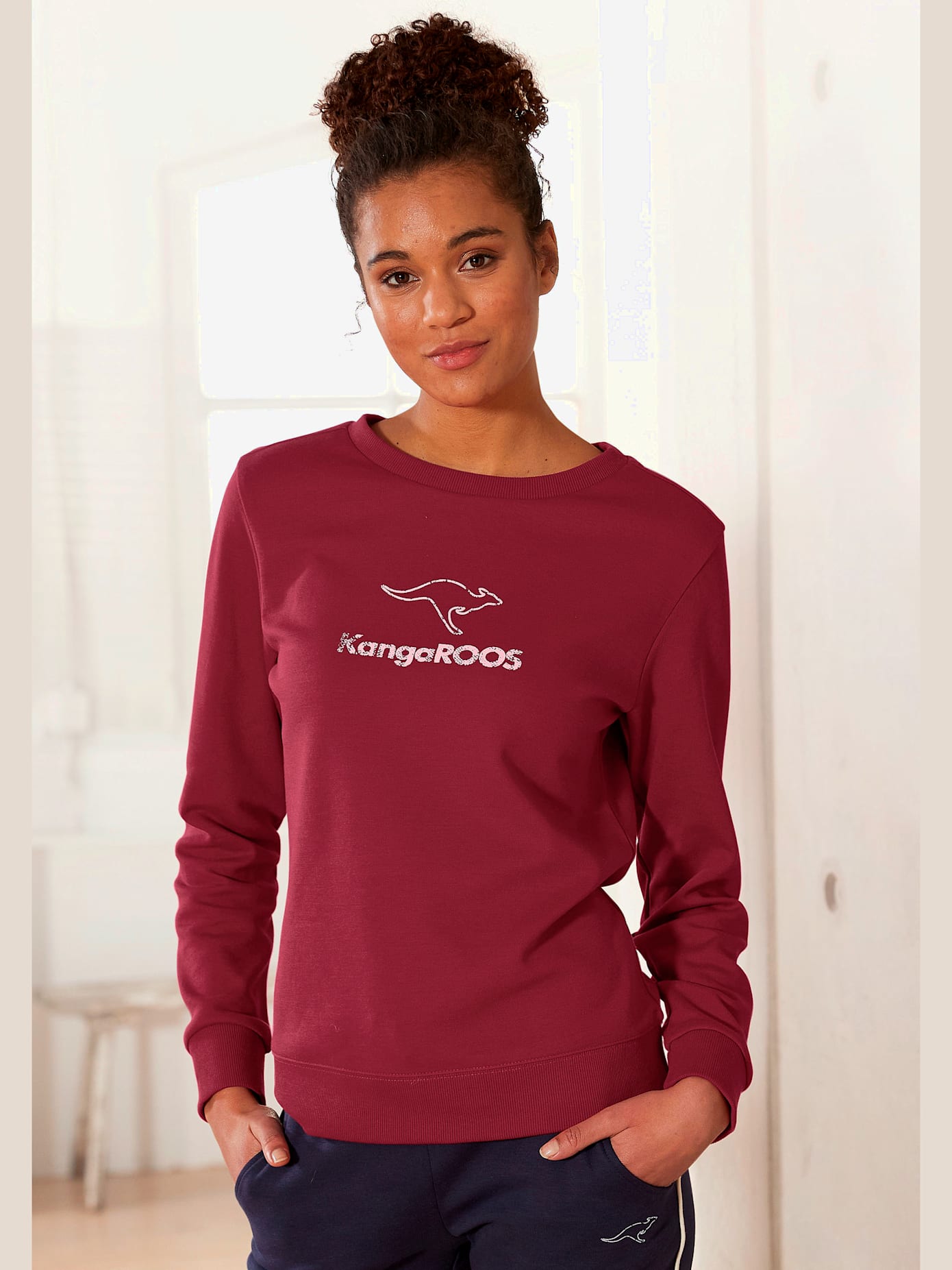Sweatshirt avec logo imprimé