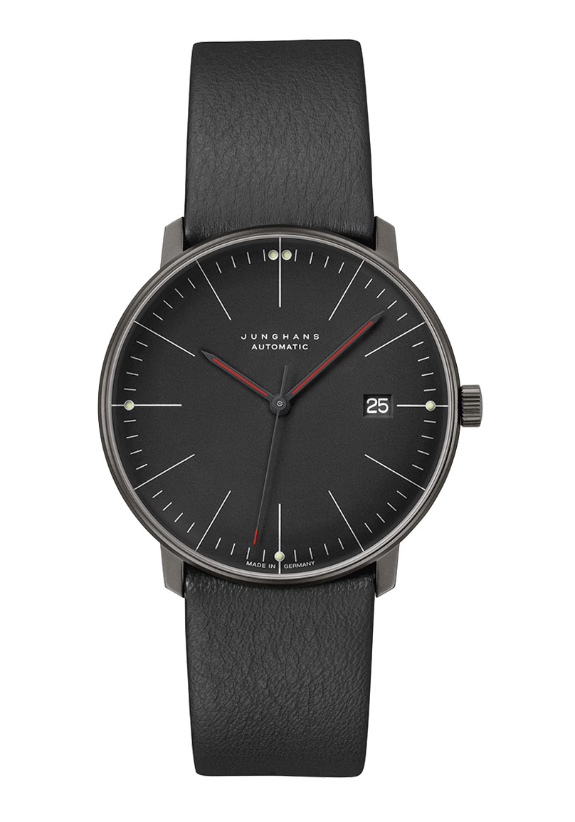 Junghans max bill Automatik Bauhaus Schwarz 27/4308.02