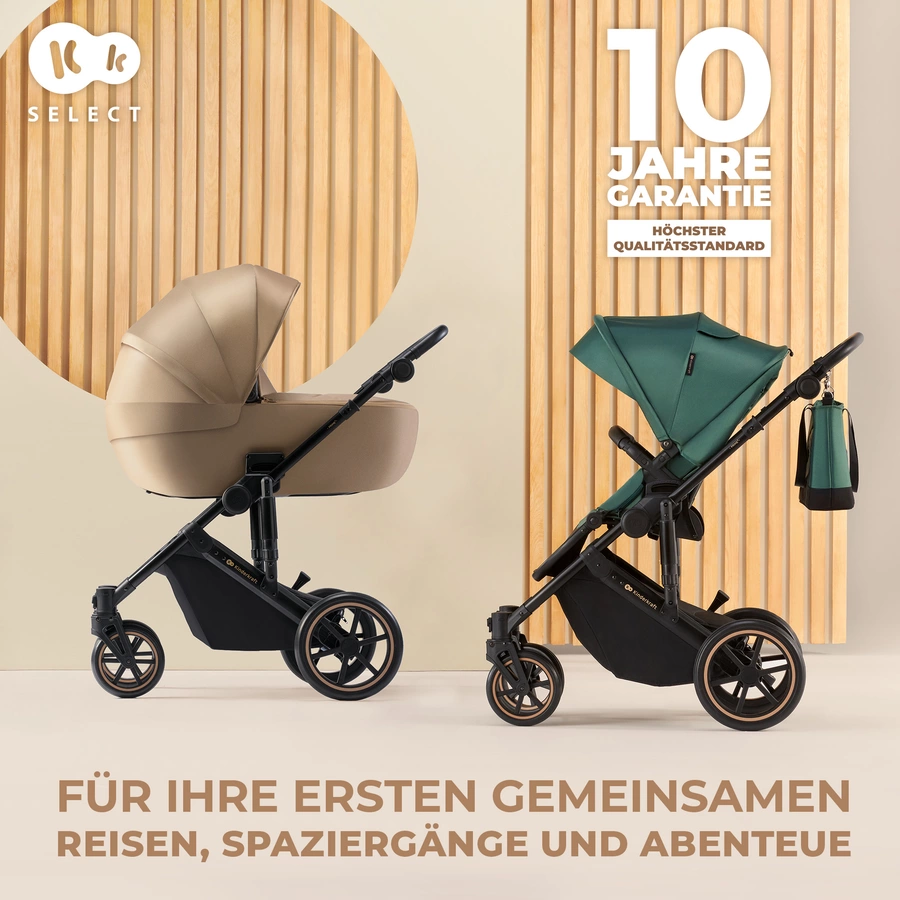 Kinderkraft Kombikinderwagen PRIME 2 2 in 1 Shadow Grey