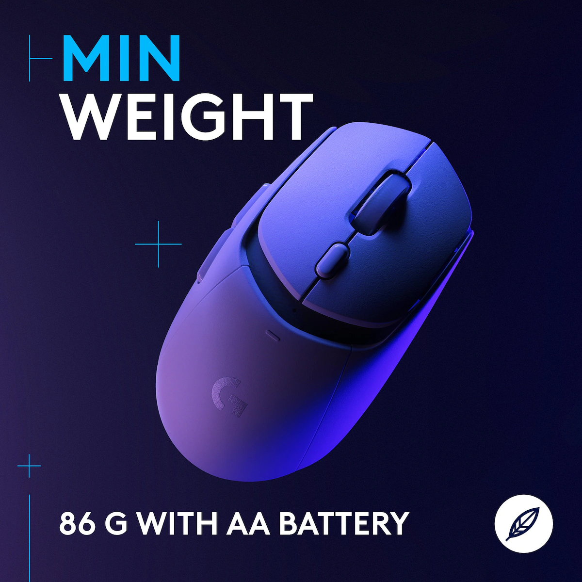 Logitech G G309 gamingmus (hvit)