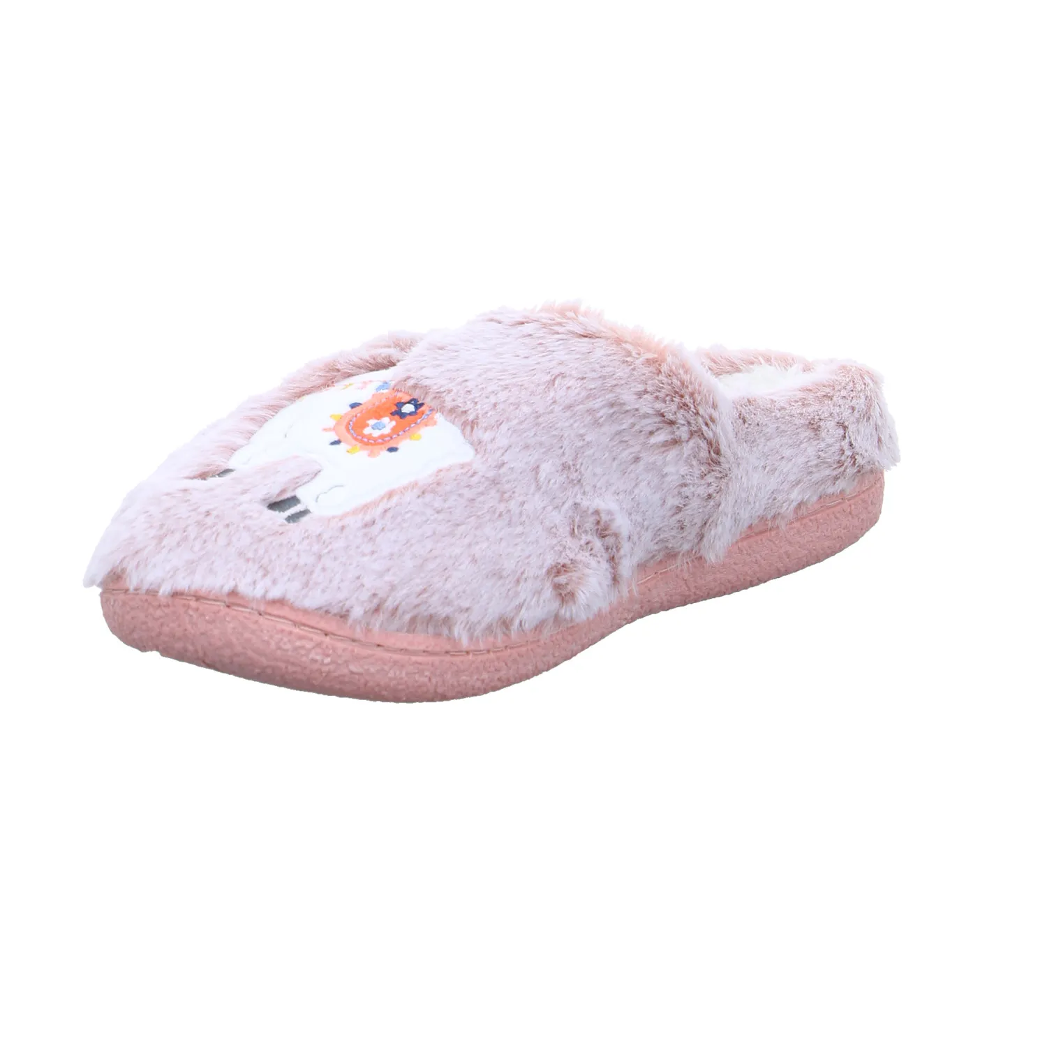 Hausschuh Rosa Textil