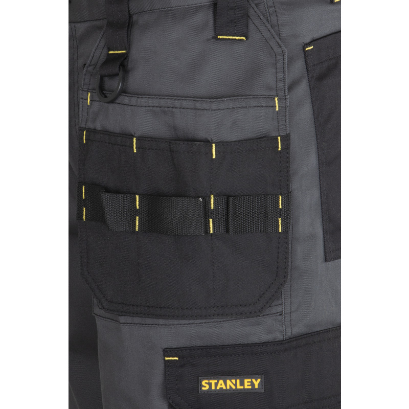 Stanley werkshort met holsterzakken 38 zwart