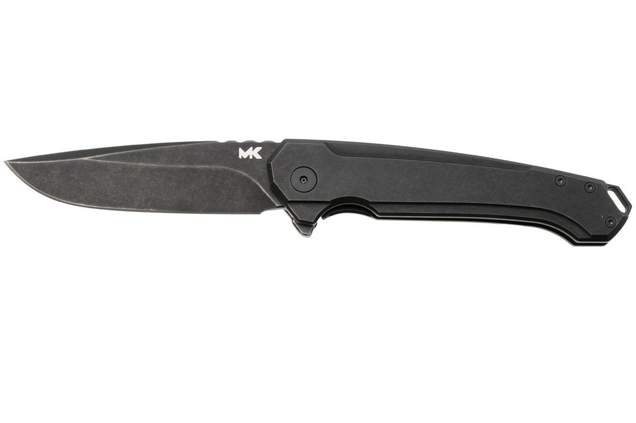 MK Knives & Tools Ingeni Blackout 01F-FP003 Stonewashed Black PVD CPM S90V, Black PVD Titanium, zakmes