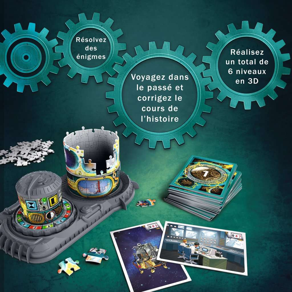 Puzzle 3D - Time Guardian Adventures: Chaos sur la Lune