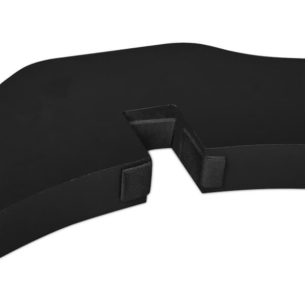 Sort sikkerhetsport med dør 70 cm