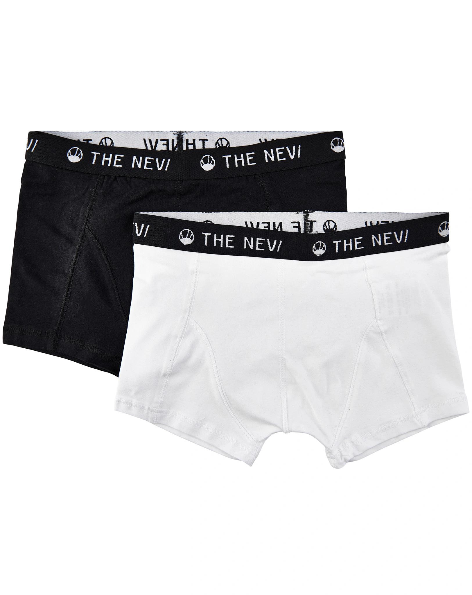Boxershorts BASIC 2er Pack in black/white