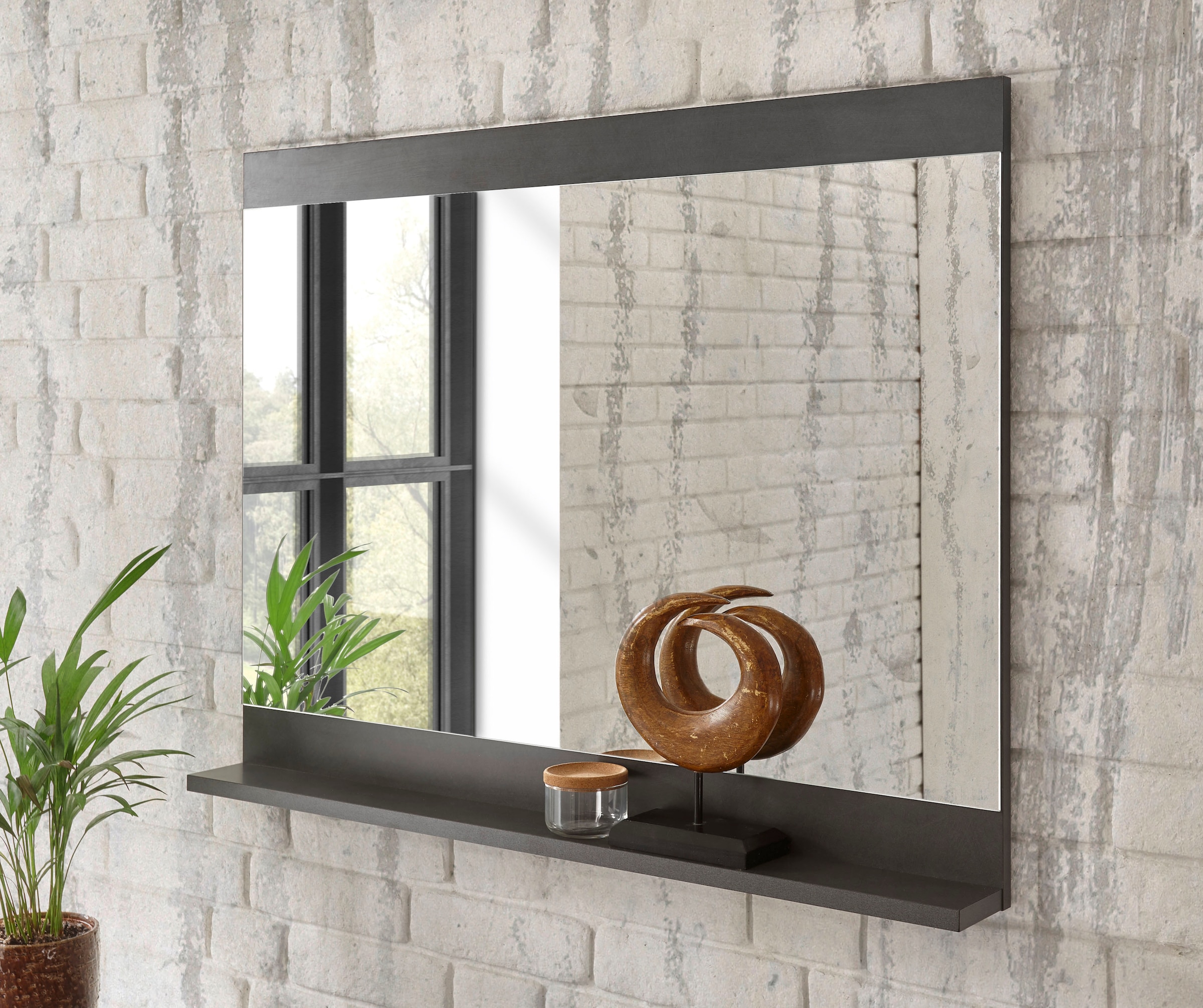 Home affaire Wandspiegel »Brooklyn, moderner Spiegel, Garderobenspiegel« Breite ca. 92 cm
