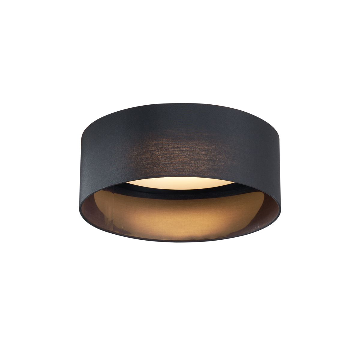 Moderne plafondlamp zwart transparant 40cm incl. LED 3-staps dimbaar - Sue