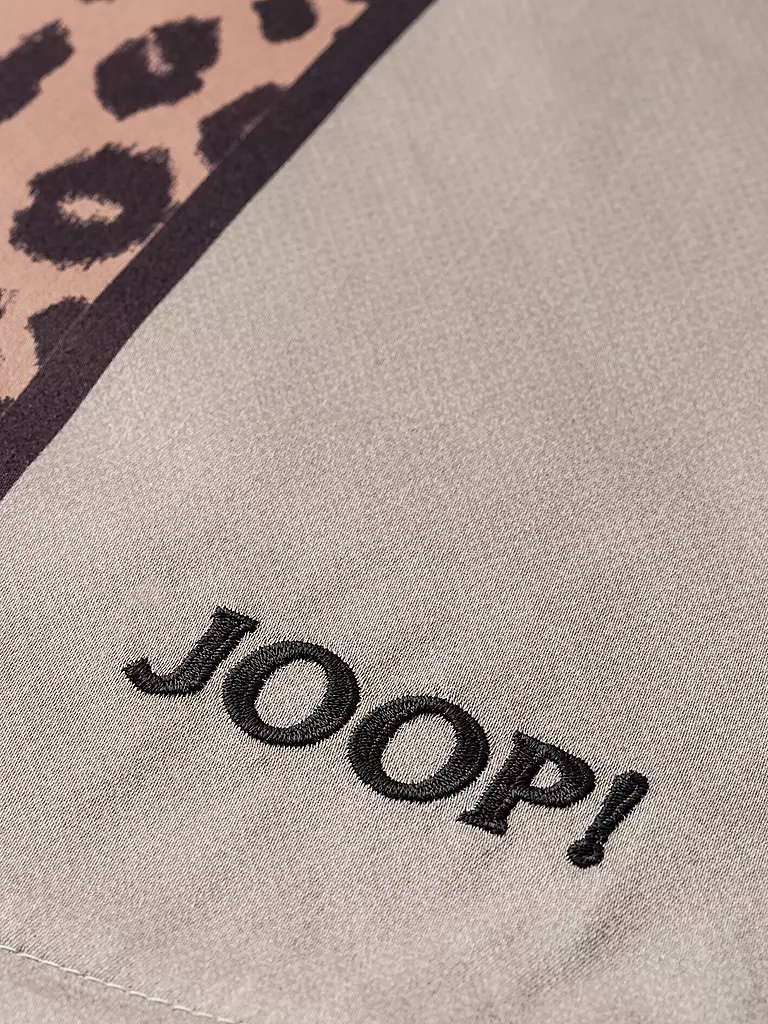 JOOP Satin Bettwäsche LEO 70x90cm / 140x220cm Stone grau