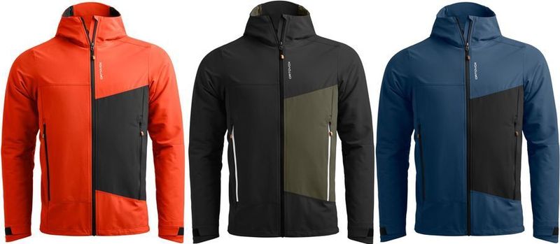 Ortovox - Seceda Softshelljack - Blauw - Softshell