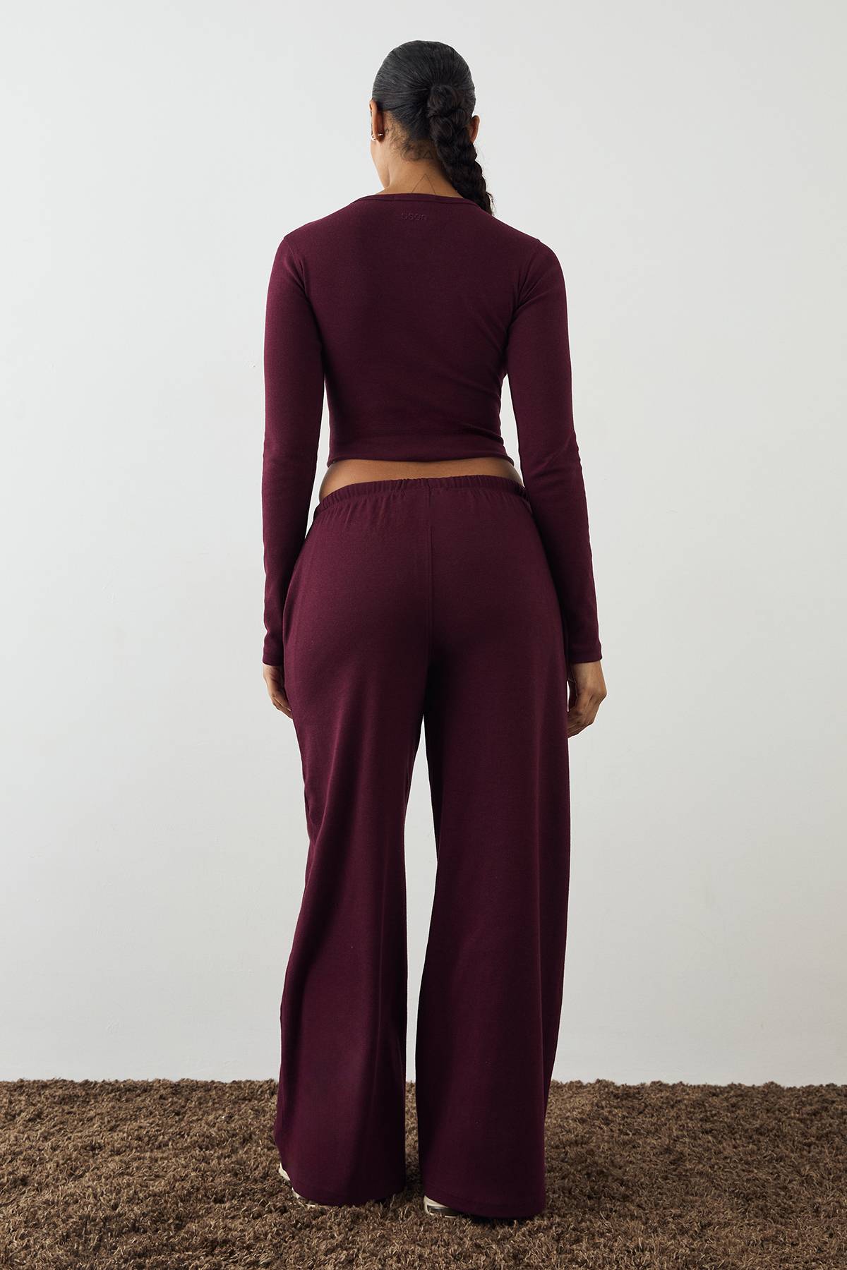Pantalon Large Côtelé Brodé DSGN Studio