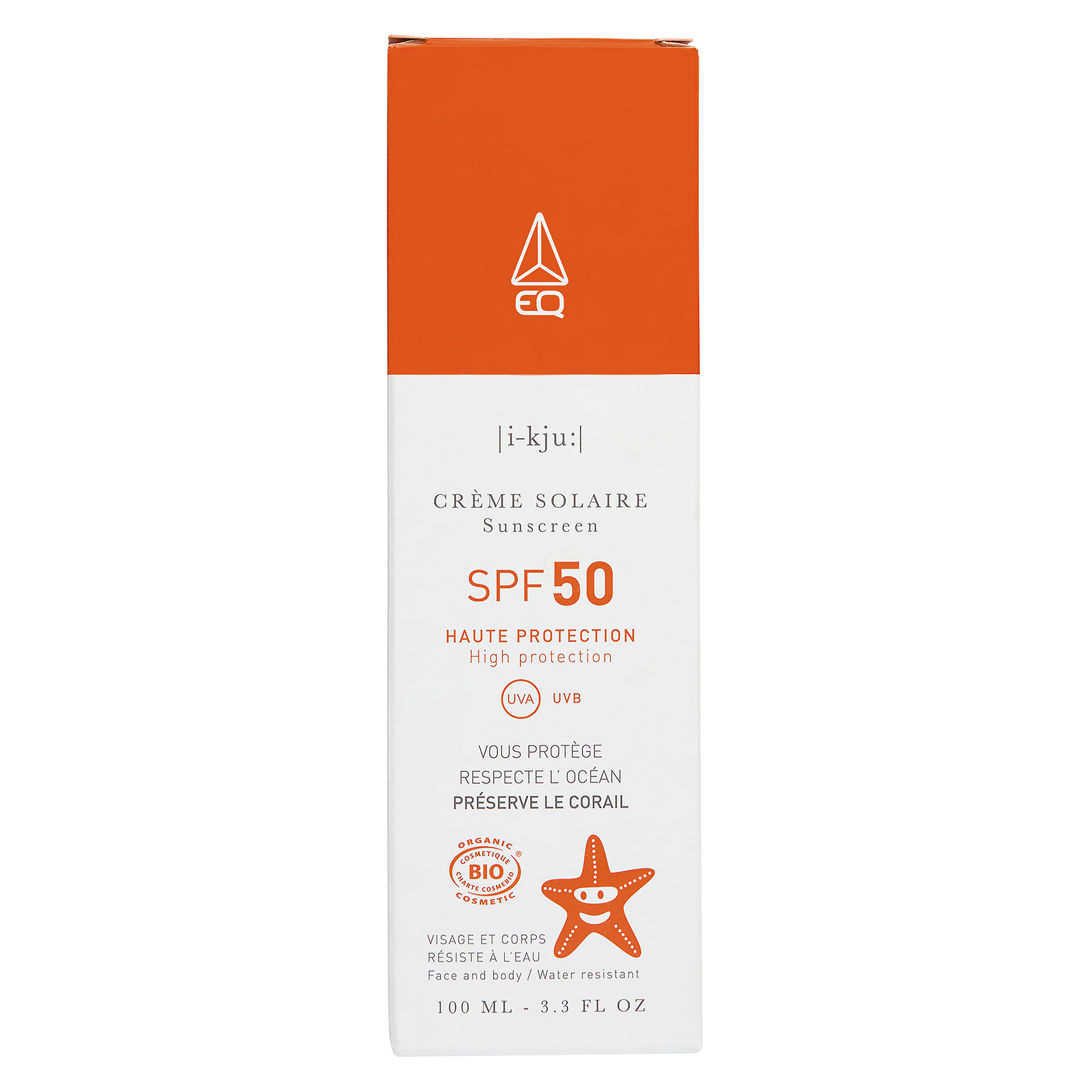 EQ LOVE Creme solaire SPF 50 100 ml