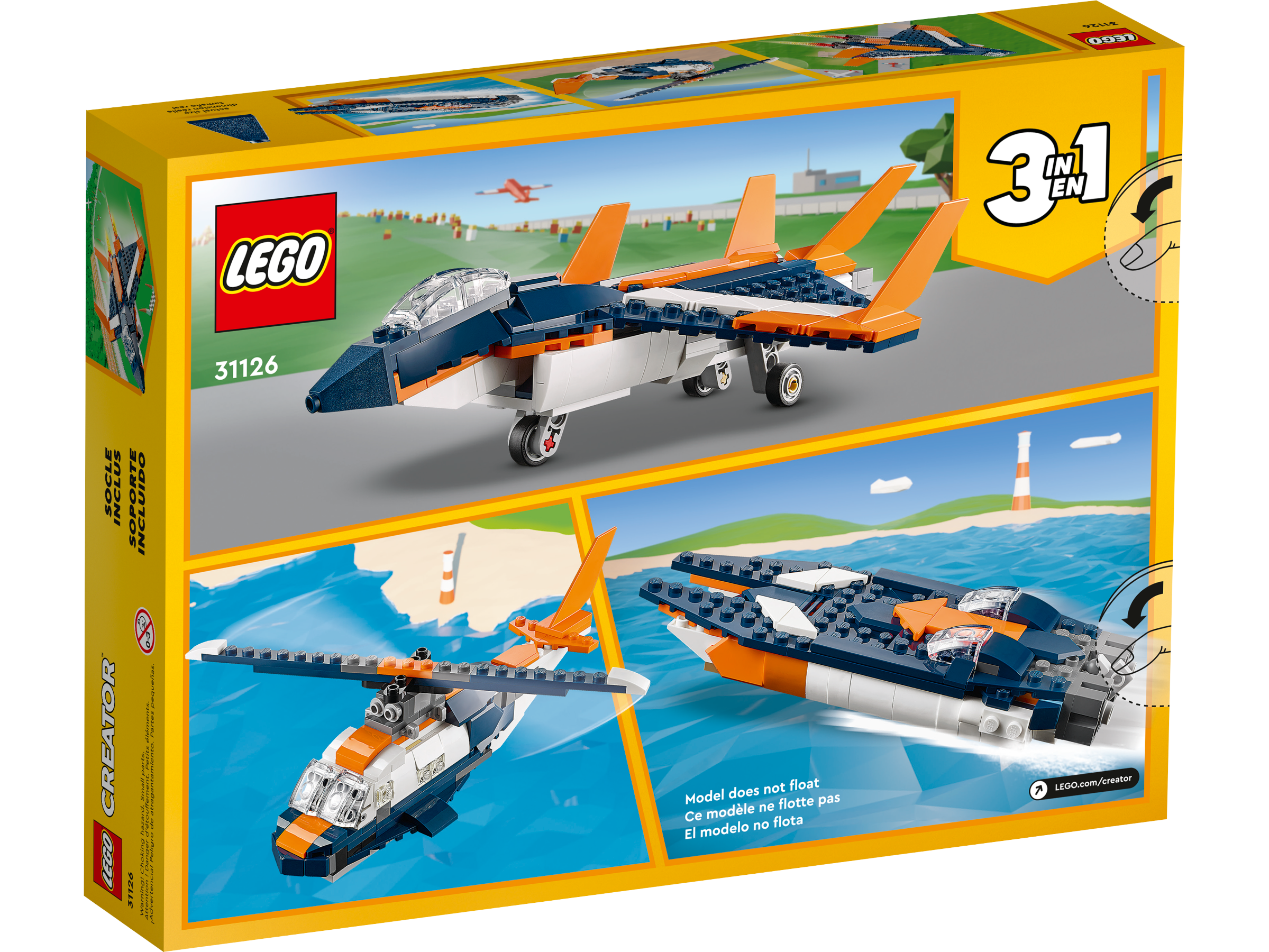 A aeronave supersônica 31126