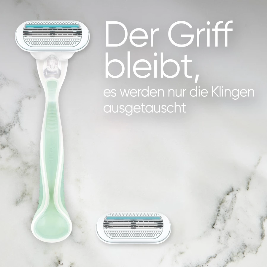 Gillette® Venus Rasierapparat Smooth Sensitive mit 2 Klingen