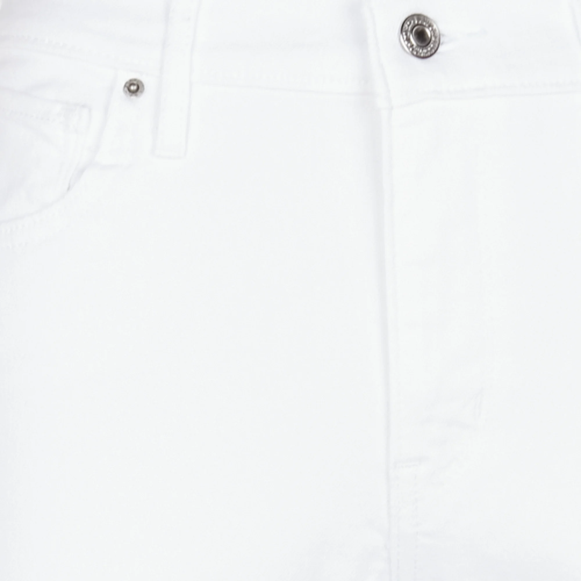 724 HIGH RISE STRAIGHT - Jean droit taille haute en coton mélangé | Blanc