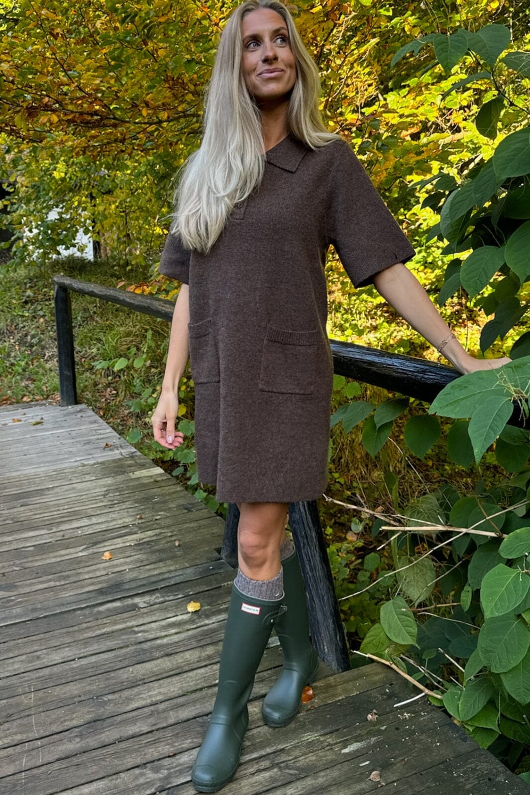 BYIC Sific Knit Dress H097-3 dbrown dark brown