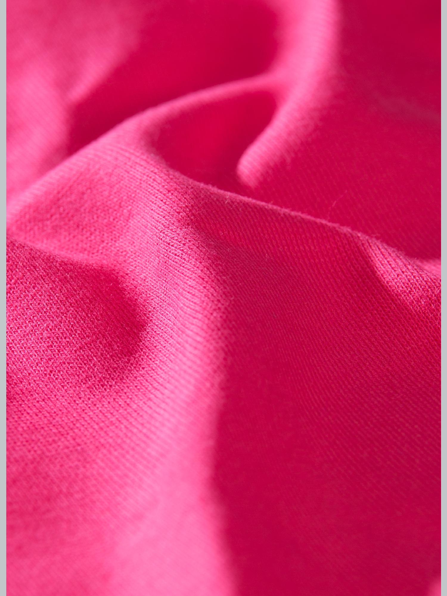 V-Shirt aus Baumwolle/Elastan Koralle