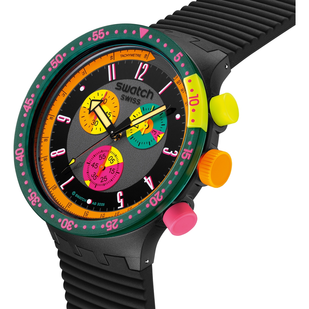 Swatch Big Bold Chrono Neon Seppia