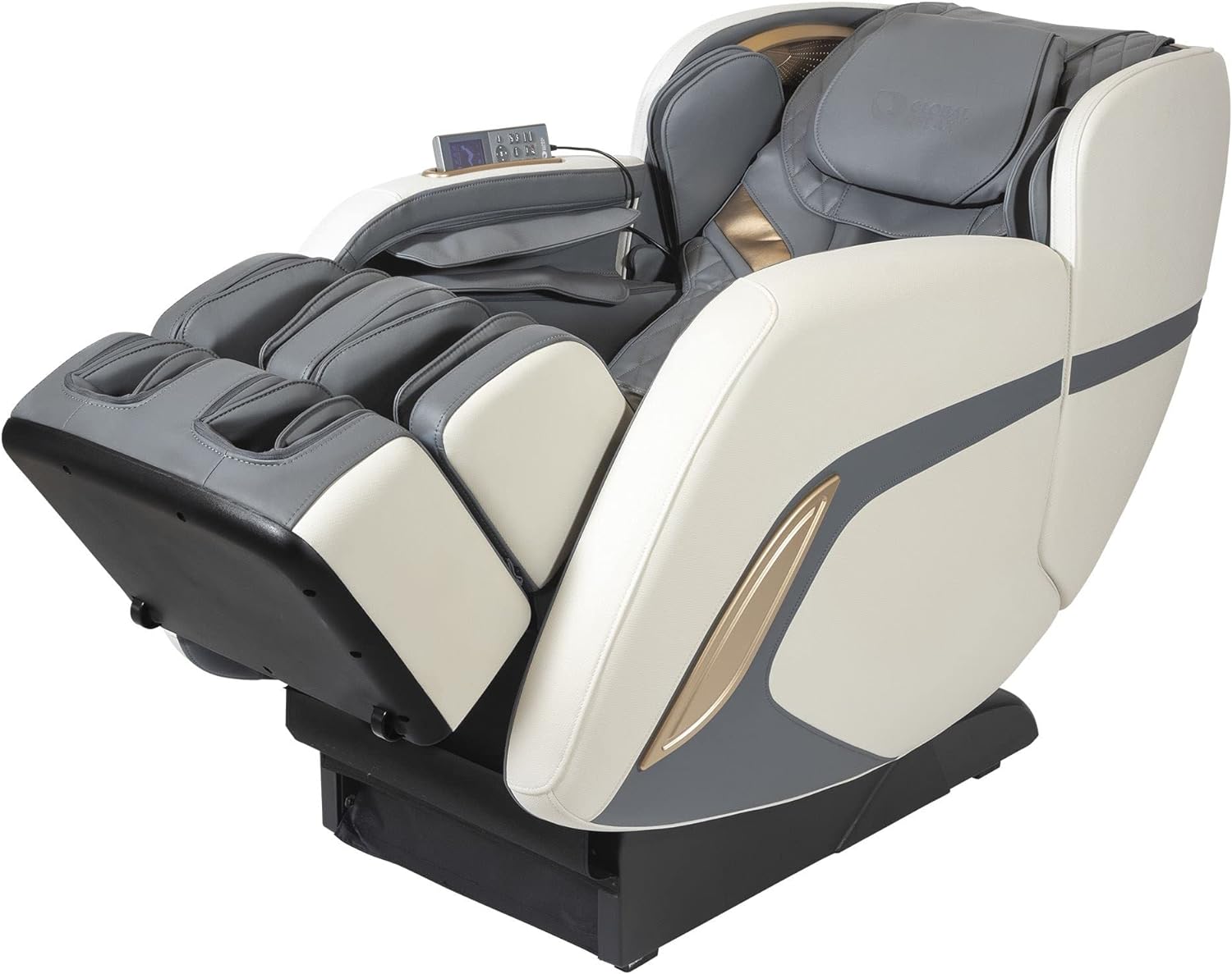 GLOBAL RELAX | KENSHO&reg; Plus | Sill&oacute;n Masaje Azul Grisaceo | 7 Programas | Presoterapia de Aire, Reflexoterapia de Pies, Termoterapia Espalda, Gravedad y Espacio Cero| Sonido Envolvente 3D | Bluetooth