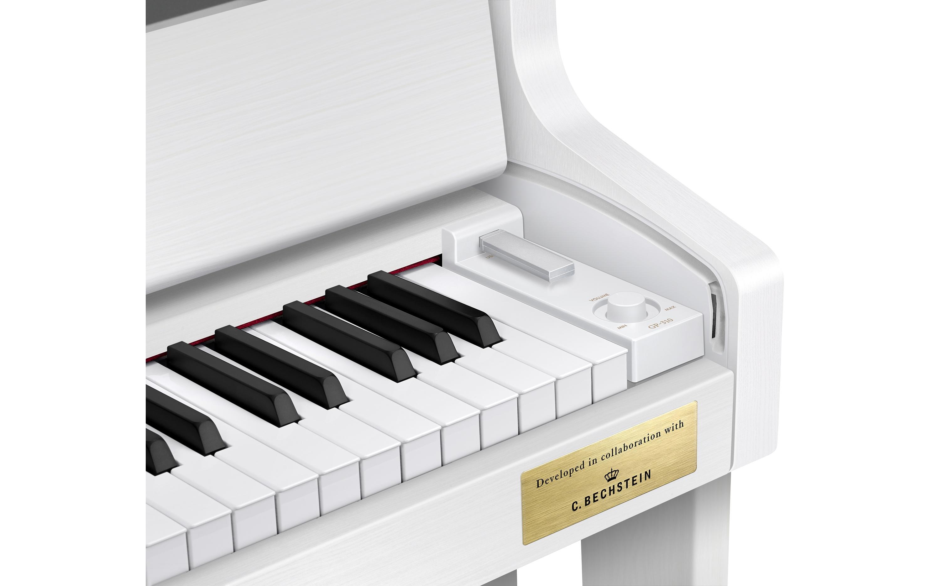 E-Piano CELVIANO Grand Hybrid GP-310WE Weiss<br>E-Piano mit gewichtetem Natural-Grand-Hammer-Action-Keyboard mit 88 Tasten