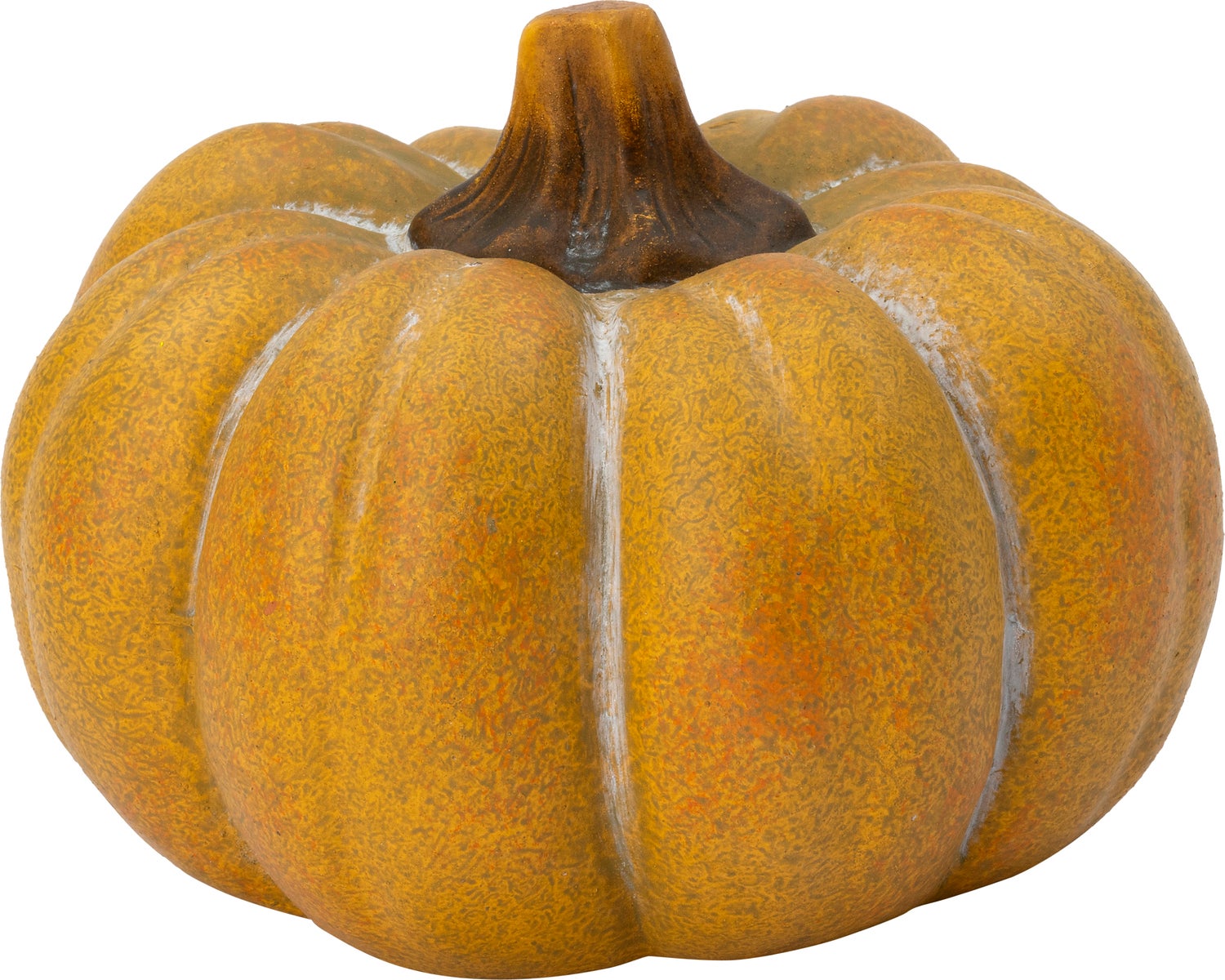 Intratuin tuinbeeld Autumn pompoen geel 15,2 x 14,5 x 10 cm