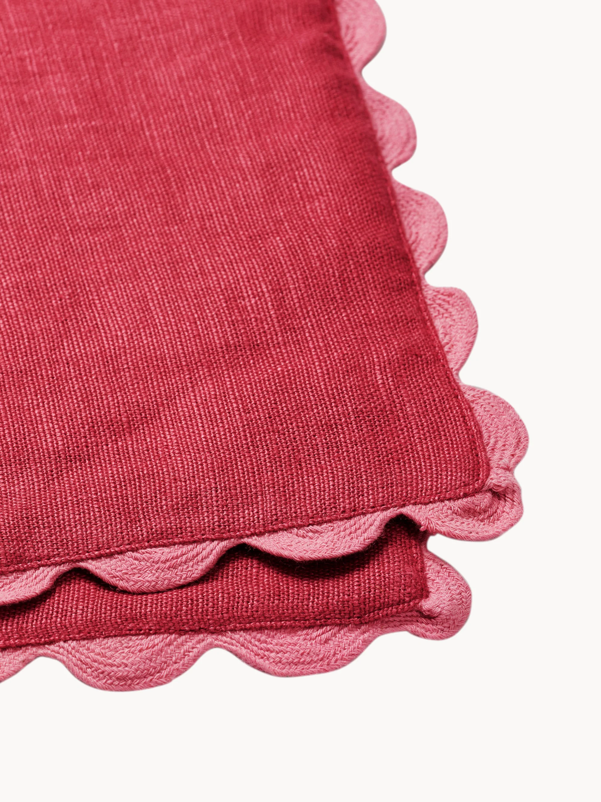 Handgemaakt placemat Willow van linnen