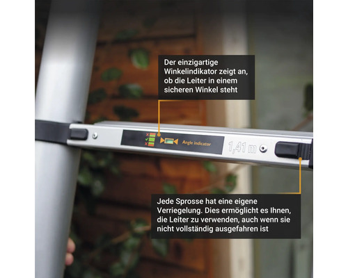 Batavia Professionele Telescopische Ladder Aluminium 2,93 m