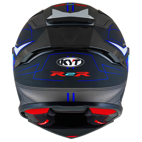 kyt - Casque R2R Led Noir Mat / Bleu