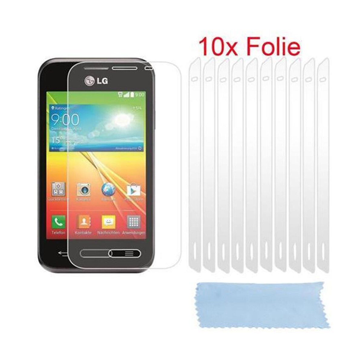 LG L40 10x Skjermbeskytter Skärmskydd