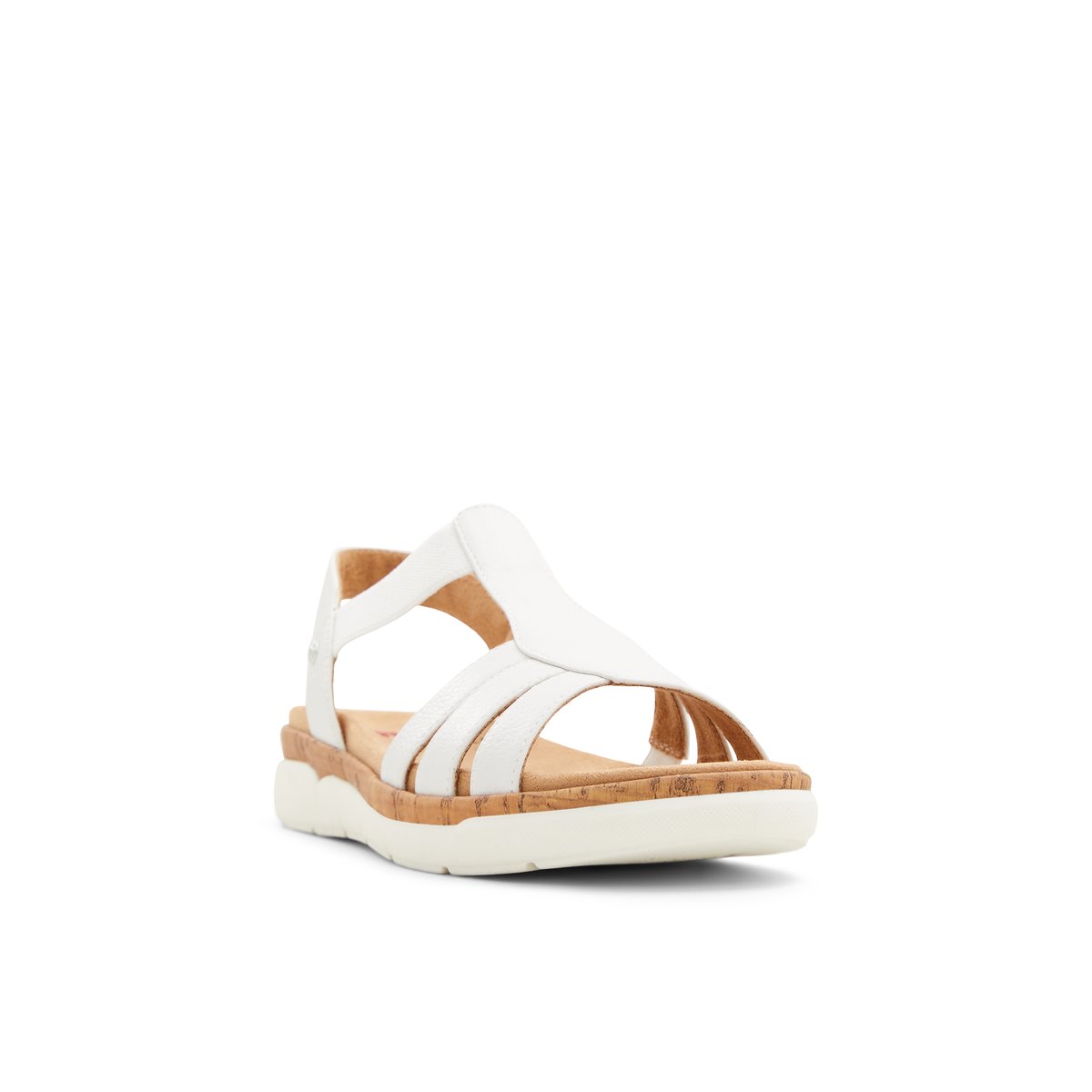 SOLEMATE-Amaria-Sandales à lanières - Platforme - Blanc