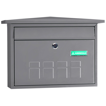 Arregui Brievenbus Deco Grijs