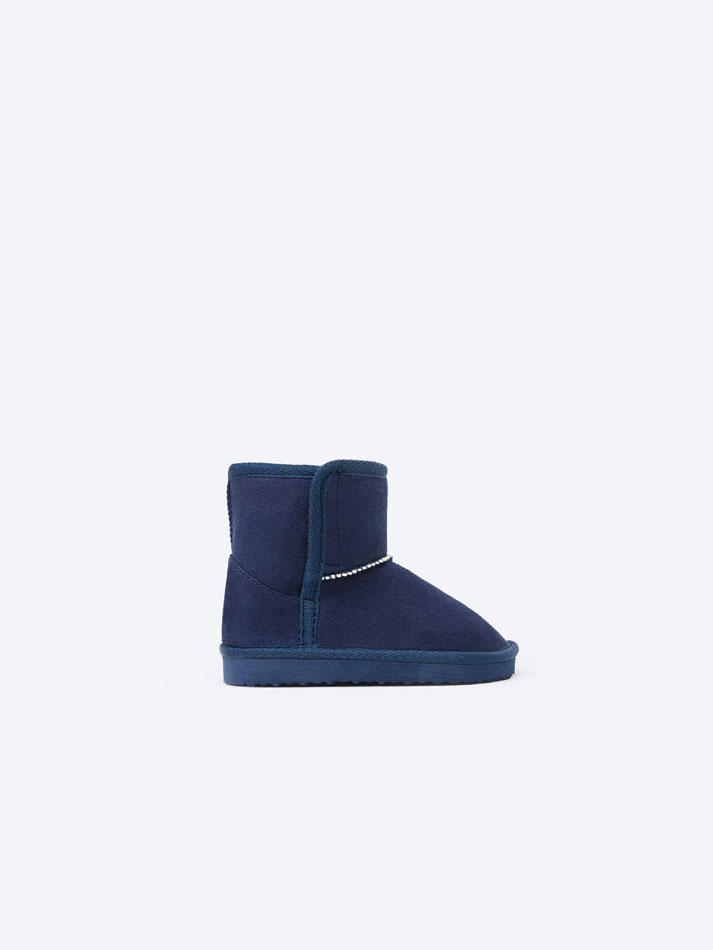 Bota forrada - Azul Marinho