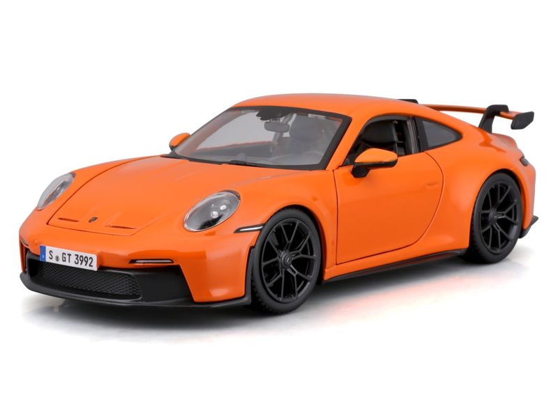 BBurago Porsche 911 GT3 Orange 1:24 Sammlermodell im Massstab 1:24