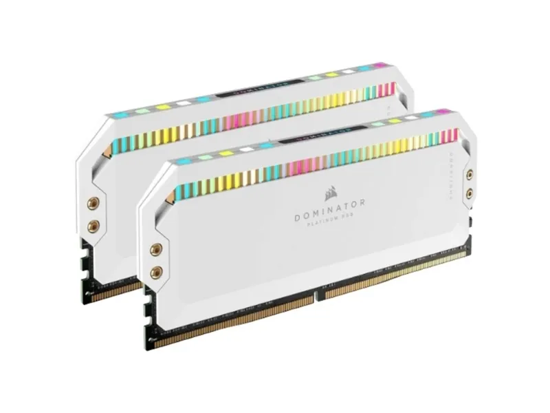CORSAIR Dominator Platinum RGB - DDR5 - sæt - 32 GB: 2 x 16 GB - DIMM 288-PIN - 6200 MHz / PC5-49600 - CL36 - 1.3 V - hvid