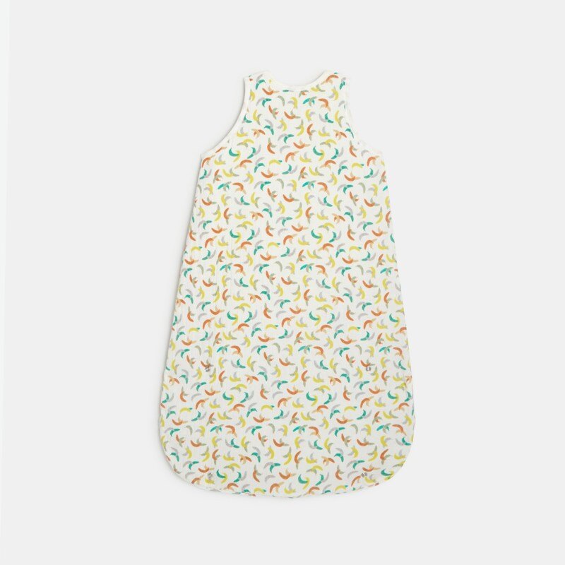 Gigoteuse bébé en gaze de coton bananes blanche Catimini Blanc