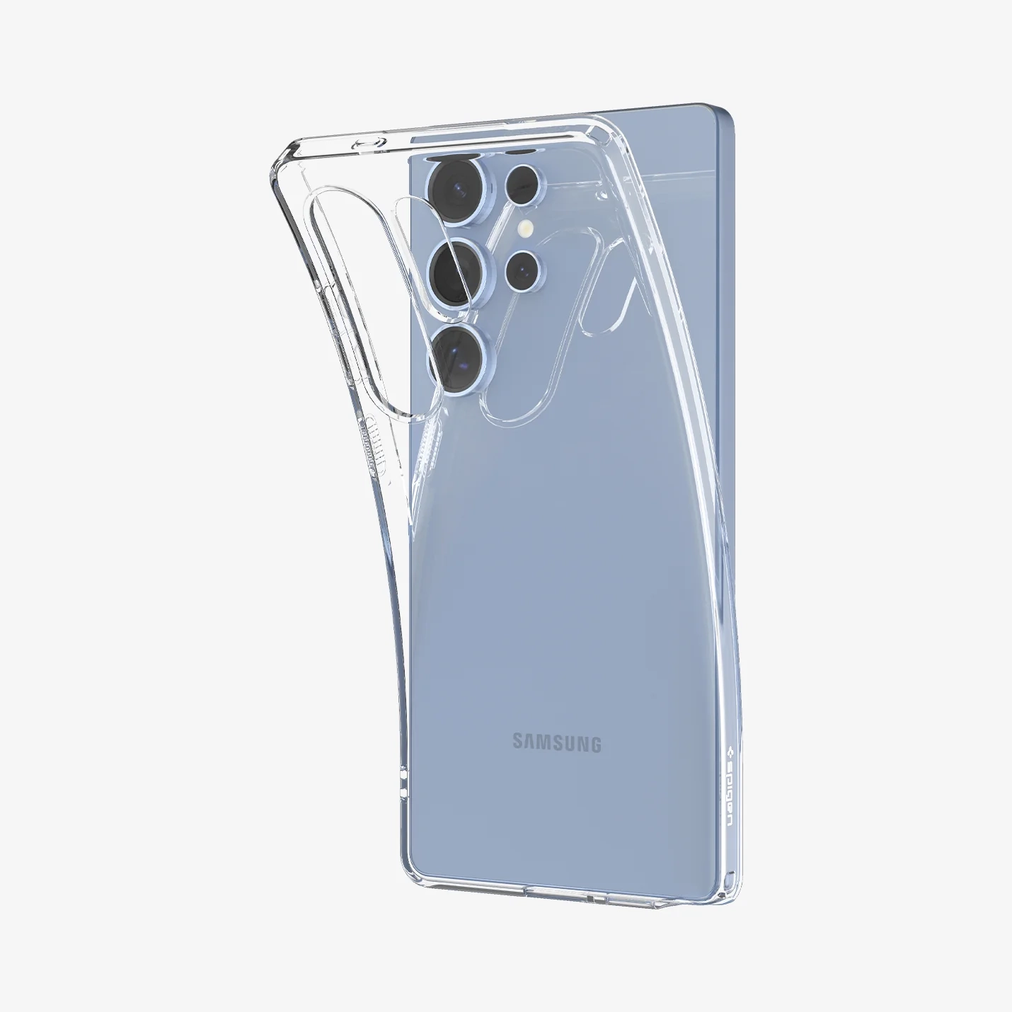Samsung Galaxy S25 Ultra Liquid Crystal Case Gummi Hülle (ACS08948) - Crystal Clear (Transparent)