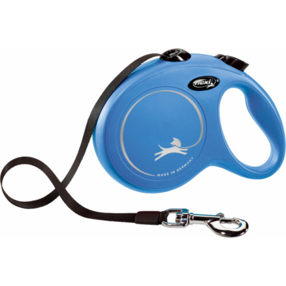 Flexi Rollijn Classic Tape 5 mtr tot 50 kg Blauw
