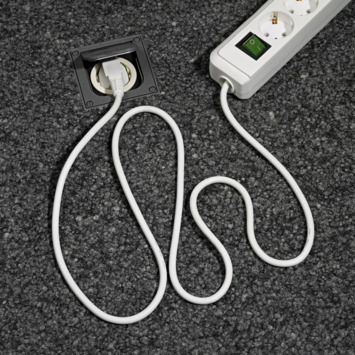Brennenstuhl Eco-Line Stekkerdoos 8-voudig Zwart 3 Meter