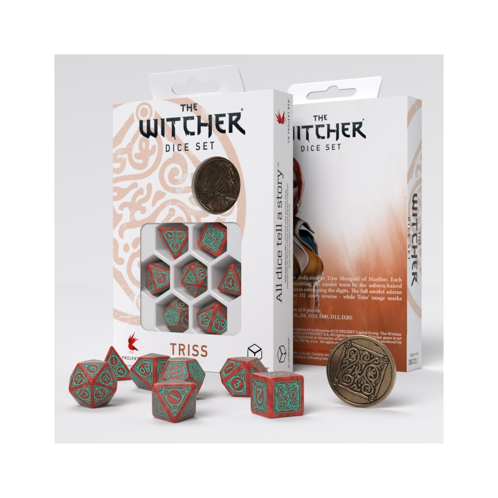 The Witcher Dice Set - Triss - Merigold the Fearless