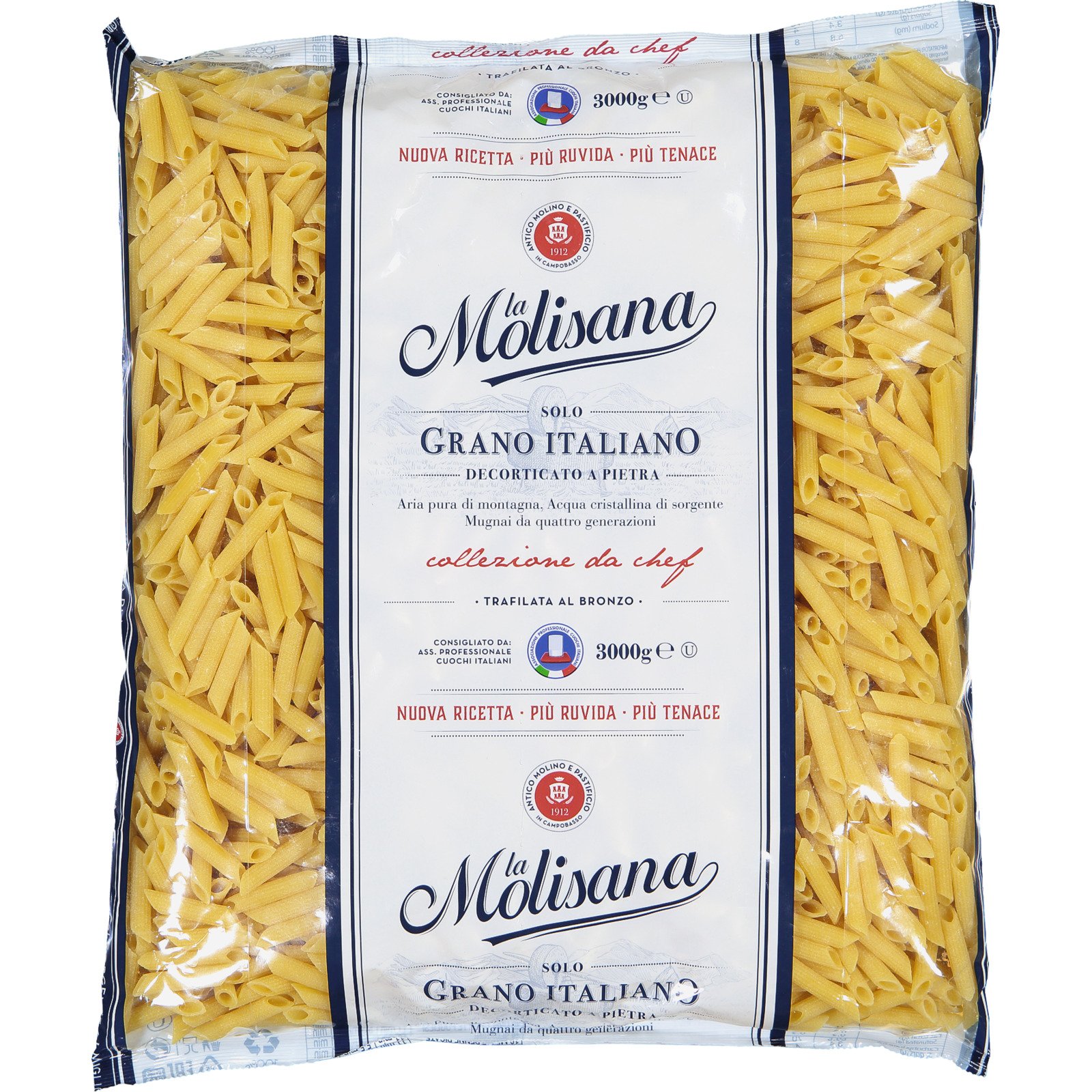 La Molisana Penne Rigate Nr. 20, 3 kg