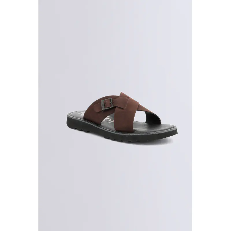 Kick neol Marron MULES Cuir Homme