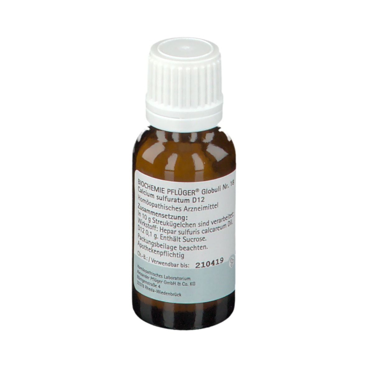 BIOCHEMIE PFLÜGER® Nr. 18 Calcium sulfuratum D12