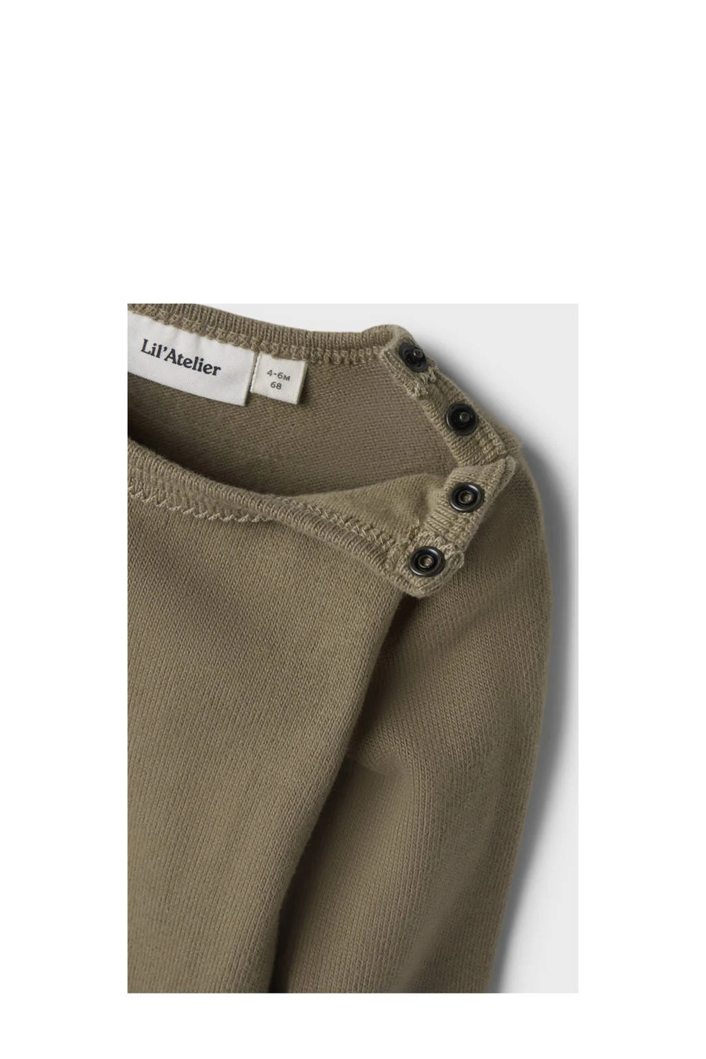 LIL' ATELIER romper NBFTHORO olijfgroen